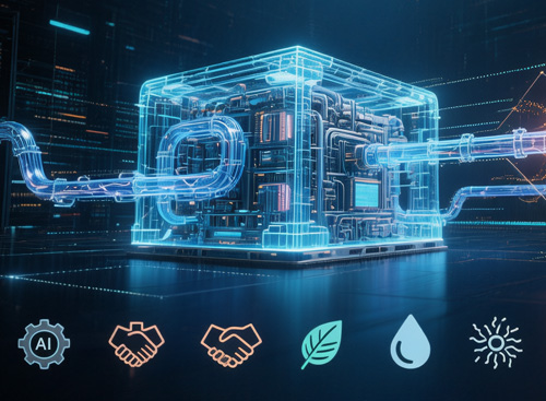 ABB invierte en OctaiPipe para impulsar la eficiencia energética optimizada mediante IA para la refrigeración de centros de datos.